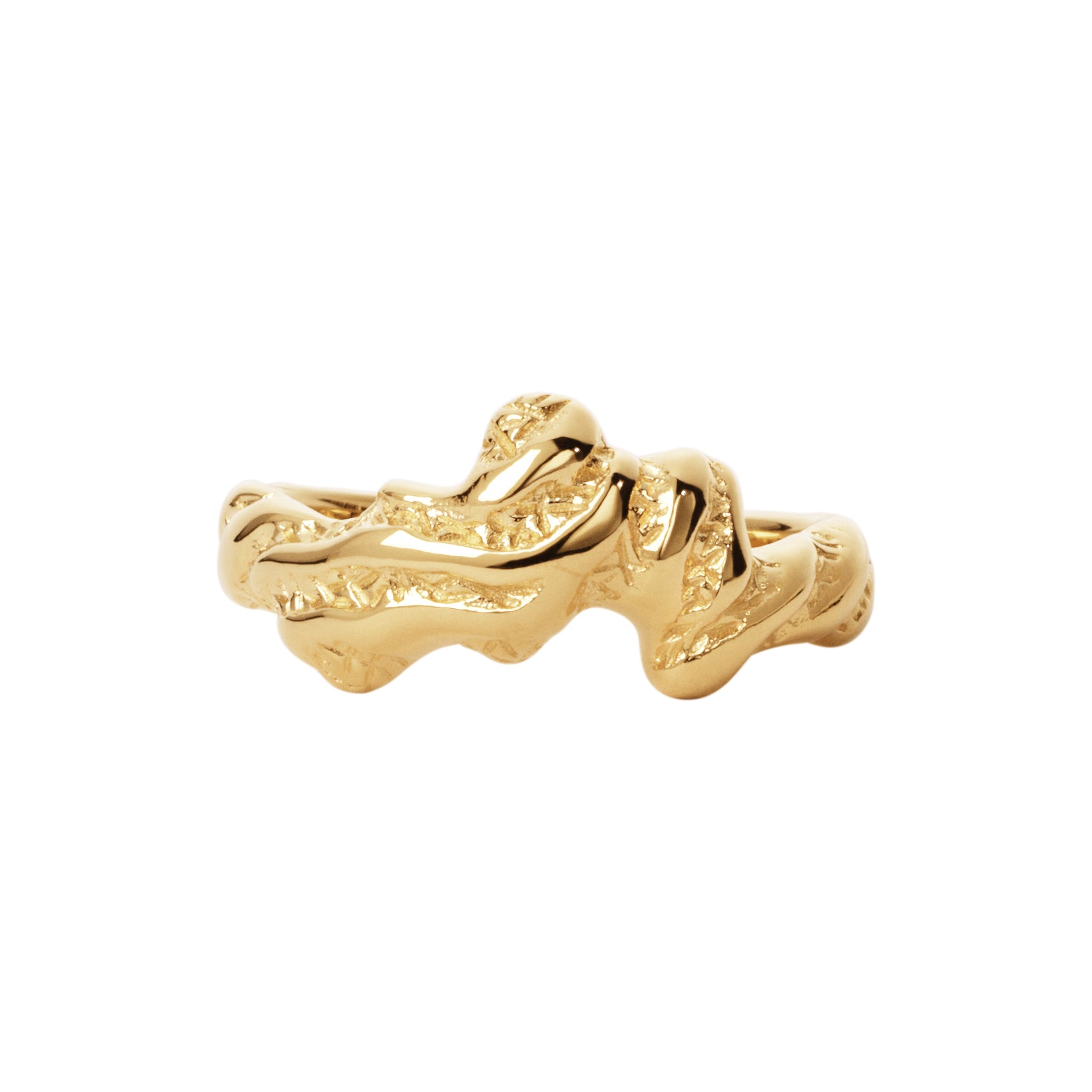 Sway Zebra forgyldt ring