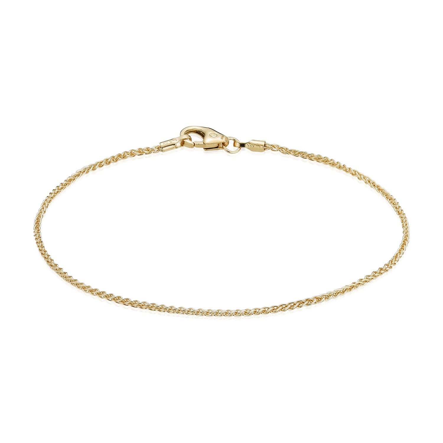 14 kt. armlænke hvede 18,5 cm