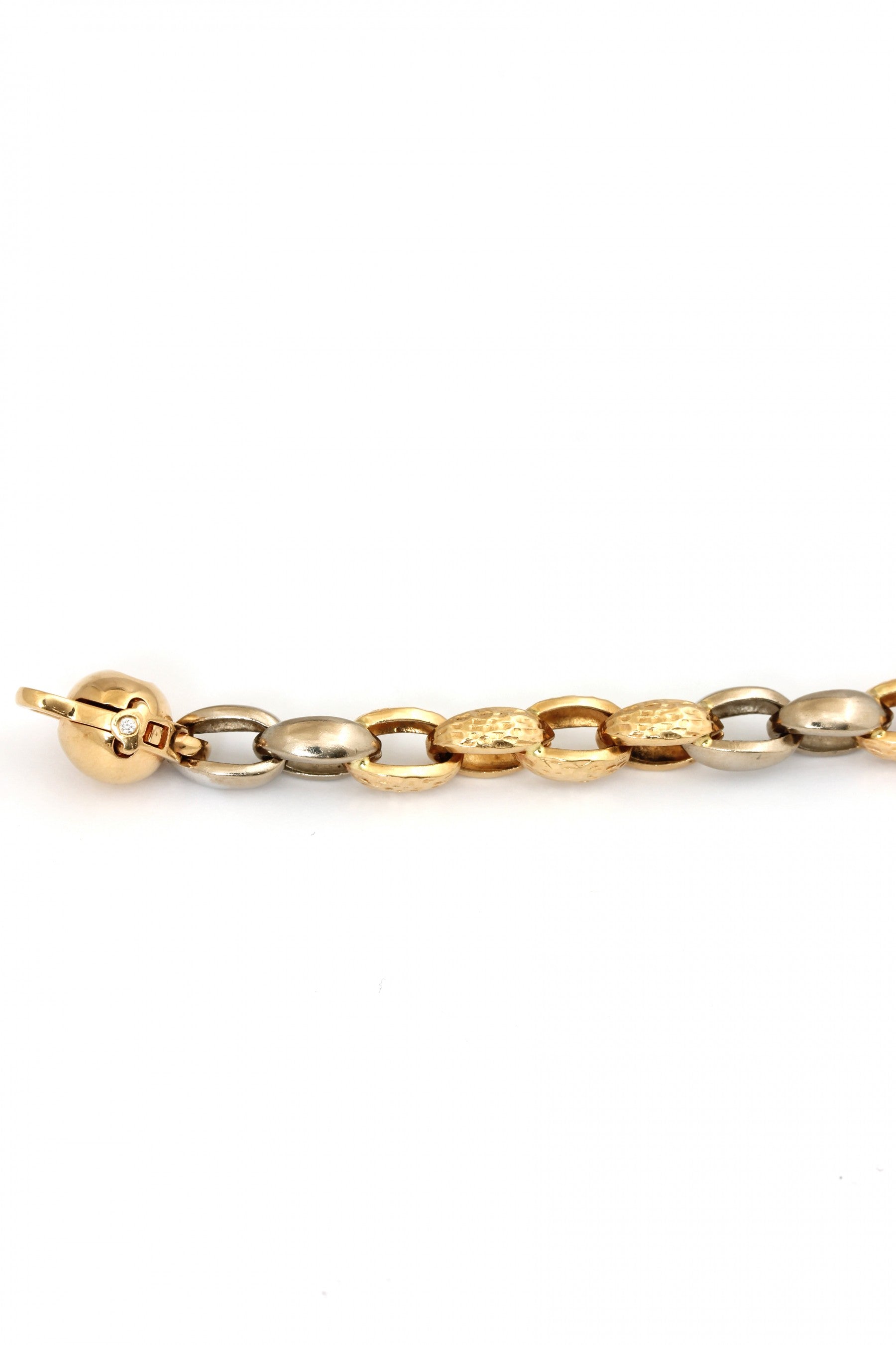 14 kt. armbånd P.Borup m/0,01ct TW/VS