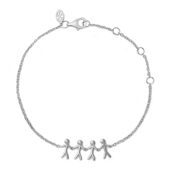 Together-Family 4 sølvarmbånd byBiehl