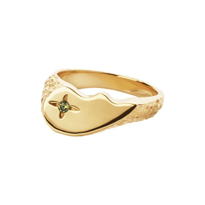 Shiny BFF Sparkly forgyldt ring