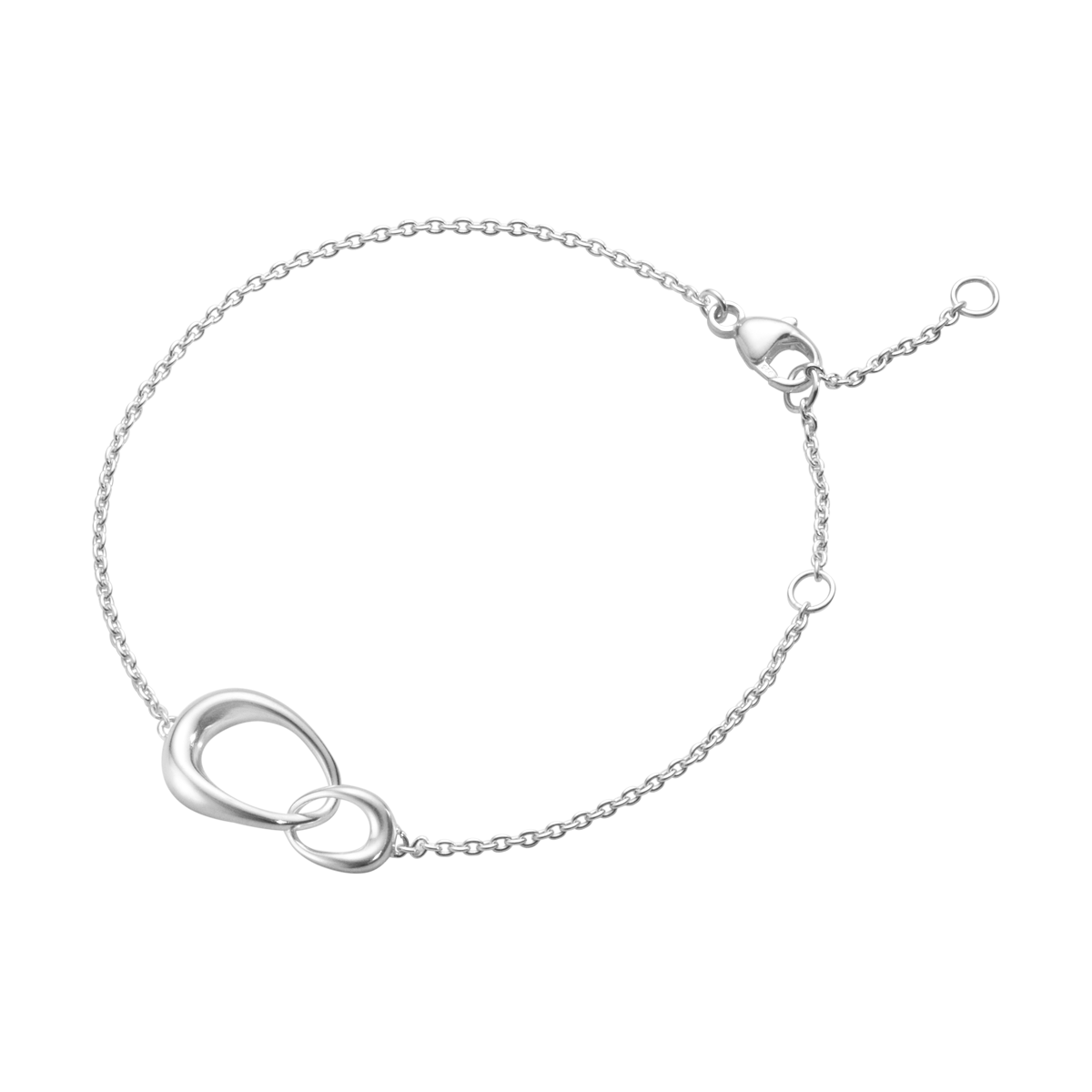 Offspring sammenlåst armbånd sølv G.J. 433B