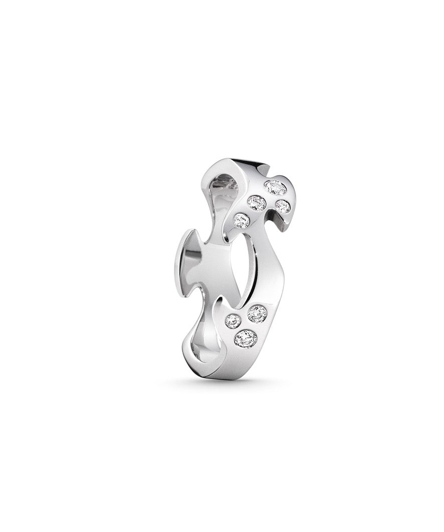 Fusion Center ring 1368A 18kt. hvidg. 0.16 ct.