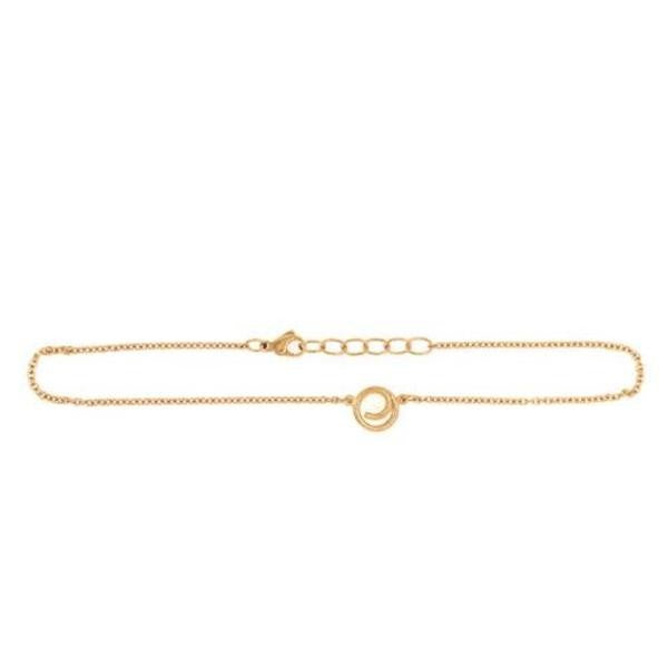 Cirkus mini bracelet - goldplated