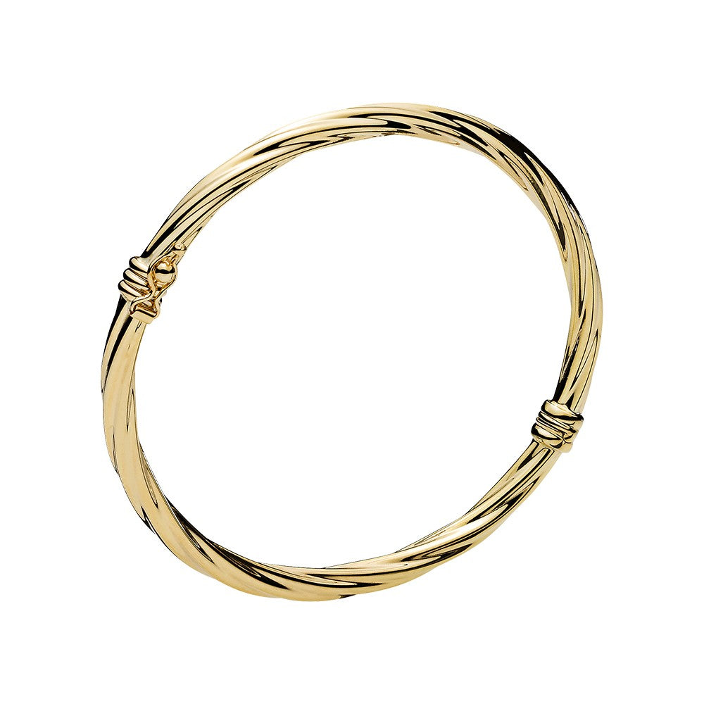 9 kt. Armring snoet
