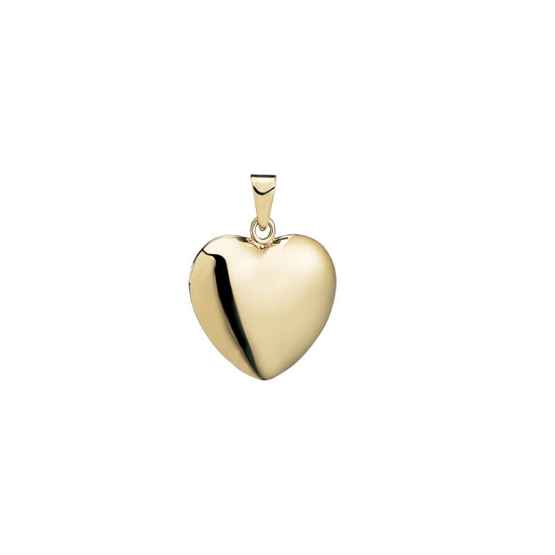 14 kt. Hjerte 14x16 mm