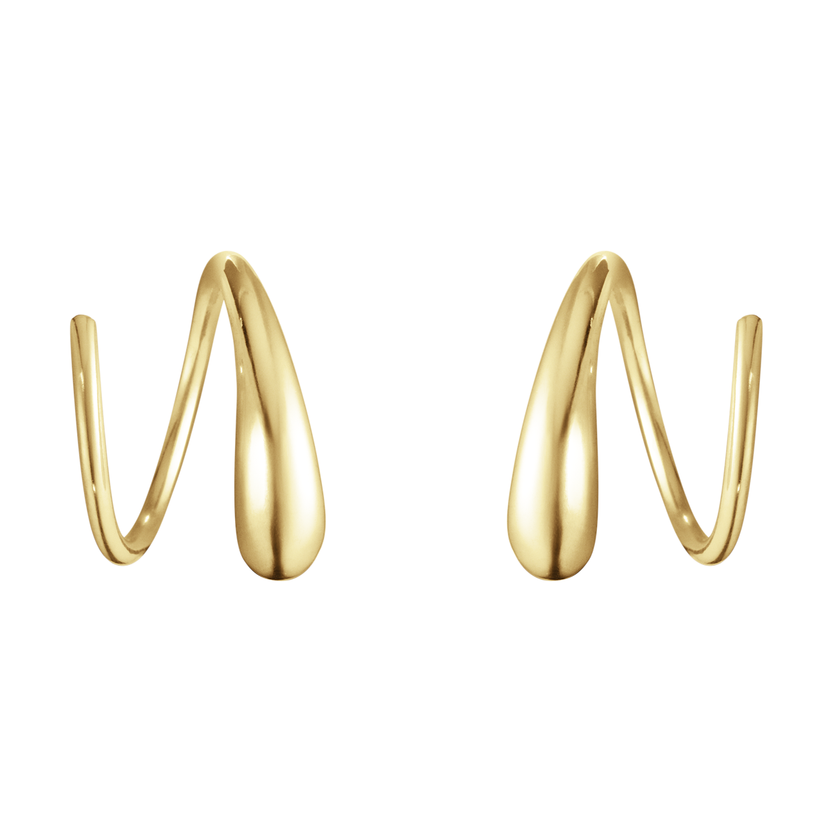 MERCY SWIRL ØRERING 1636A YG 18 KT