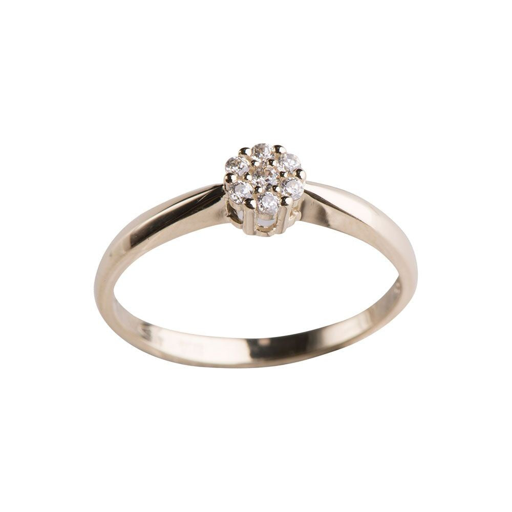 14 kt. Ring m/Synt.Zirc.