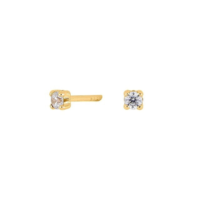 8 kt. Ørestik m. 2mm cz