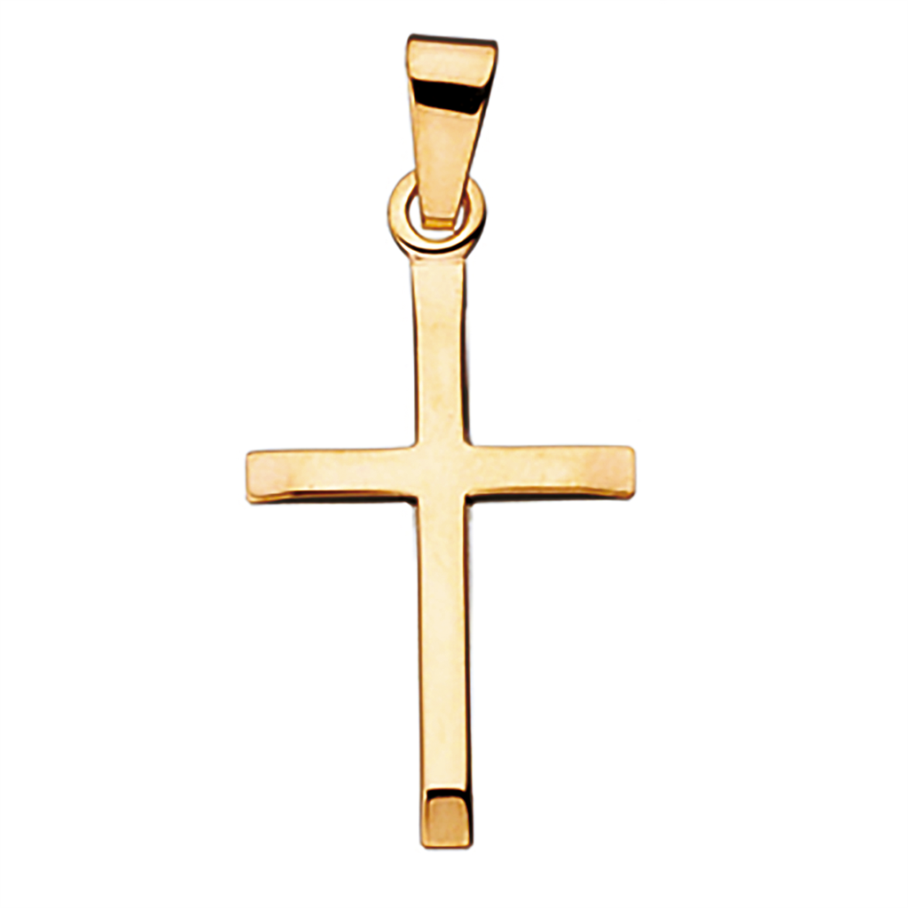 14 kt. Vedhæng kors 20x13 mm.
