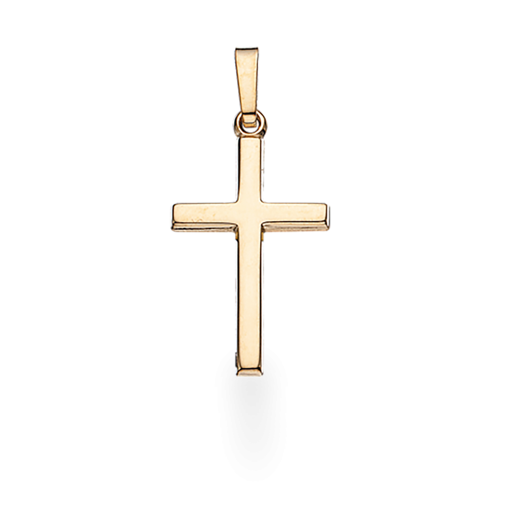 Kors 20 x 13 mm. 8 kt.