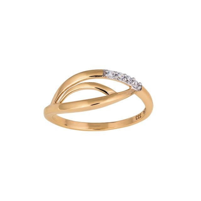 8 kt. Ring m/synt.zirc.  Siersbøl